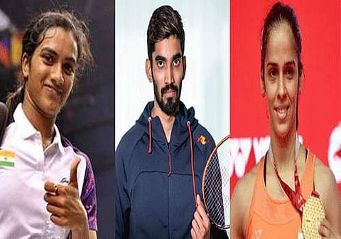 2021 பாட்மிண்டன் போட்டிகள்: இந்திய அணியில் பி.வி. சிந்து, ஸ்ரீகாந்த், சாய்னா நெவால்