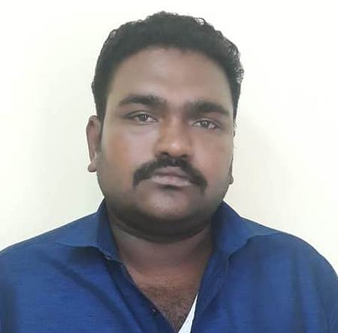 மோசடி வழக்கில் கைது செய்யப்பட்ட கணேஷ்.