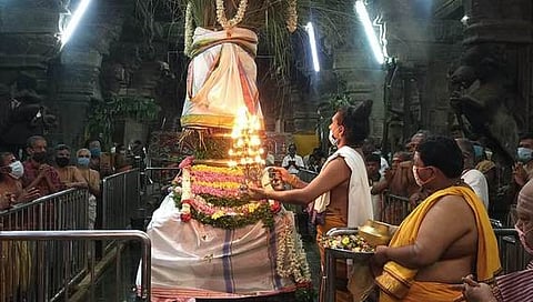 சங்கர நாராயண சுவாமி கோயிலில் திருவாதிரைத் திருவிழா தொடக்கம்