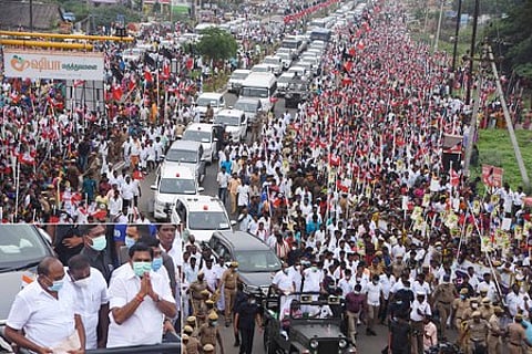 அவதூறுகளை முறியடித்து மீண்டும் ஆட்சி அமைப்போம்: முதல்வா் எடப்பாடி கே.பழனிசாமி