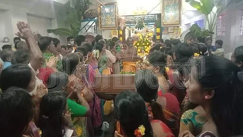 ஊத்தங்கரை ஸ்ரீ வெங்கட்ரமணா கோவிலில் சொர்க்க வாசல் திறப்பு