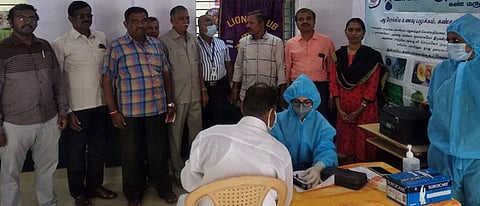 வீரவநல்லூரில் இலவச கண் சிகிச்சை முகாம்
