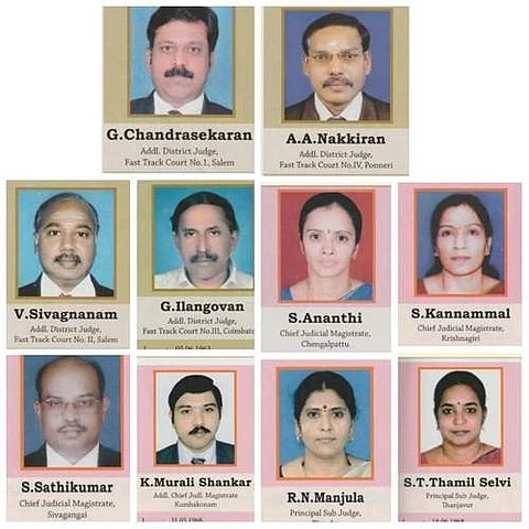 புதிதாக பதவியேற்ற 10 நீதிபதிகள்
