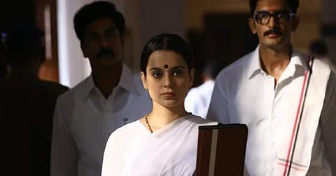 ஜெயலலிதா வேடத்தில் கங்கனா: தலைவி படத்தின் புதிய புகைப்படங்கள்