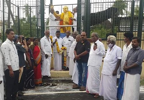 திருத்துறைப்பூண்டியில் அம்பேத்கர் நினைவு நாள் அனுசரிப்பு