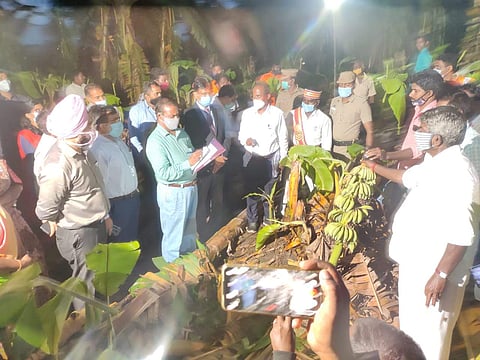 விழுப்புரம் மாவட்டம் களிஞ்சிகுப்பம் கிராமத்தில் ஆய்வு செய்த மத்திய குழு