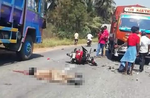 திருப்பூர் அருகே போலி காவலர் சாலை விபத்தில் பலி