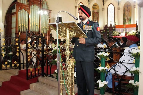 ராணுவத்தில் வீரமரணமடைந்த ராணுவ வீரர்களுக்கு சிறப்பு பிரார்த்தனைக் கூட்டம்