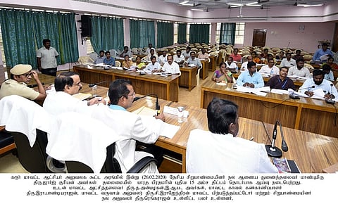 பிரதமரின் புதிய 15 அம்சத் திட்டம் குறித்த ஆய்வுக் கூட்டம்