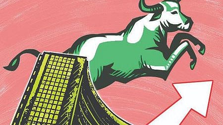 ‘காளை’ எழுச்சி: சென்செக்ஸ் மேலும் 1,200 புள்ளிகள் உயா்வு!