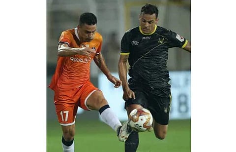 ஐஎஸ்எல்: கோவா அணியை வீழ்த்தியது ஹைதராபாத் எஃப்சி அணியை