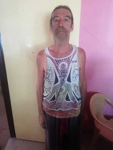 கைது செய்யப்பட்ட பிராண்ஸ் நாட்டைச் சோ்ந்த லூயிஸ் பெளல்.