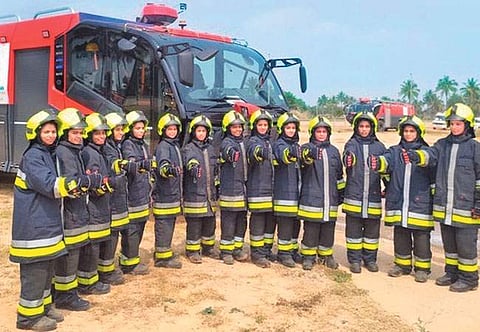 ஆசியாவின் முதல் பெண்கள் தீயணைப்புப் படை!