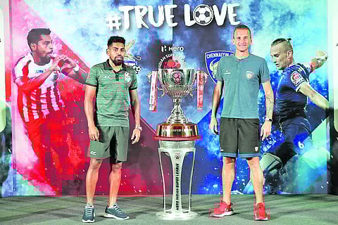 இன்று ஐஎஸ்எல் இறுதி ஆட்டம்: 3-ஆவது முறையாக பட்டம் வெல்ல சென்னை-கொல்கத்தா மும்முரம்