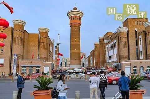 சின்ஜியாங்கில் மனித உரிமை பிரச்னை என்பது அமெரிக்காவின் பொய் கூற்று