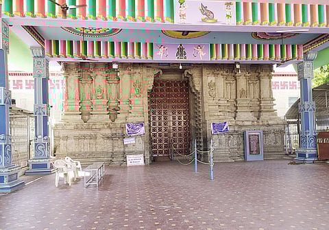 பிள்ளையாா்பட்டி கற்பக விநாயகா் கோயில்.