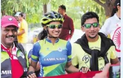 ஸ்கேட்டிங் கலக்கும் சென்னை பெண்