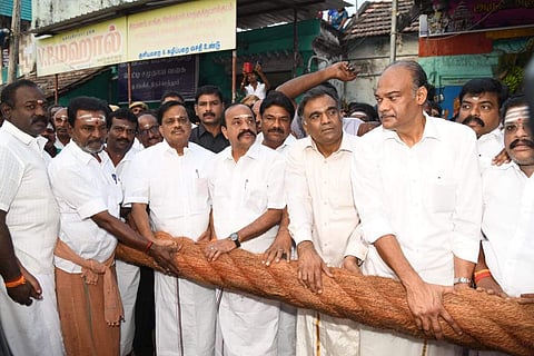 திருச்செந்தூர் அருள்மிகு சுப்பிரமணிய சுவாமி திருக்கோயில் மாசித் திருவிழா தேரோட்டம்