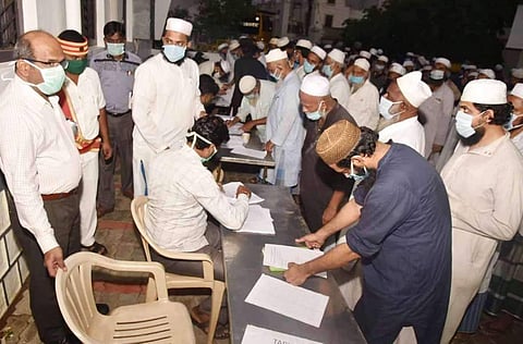 தில்லியிலிருந்து சிறப்பு ரயிலில் 558 பேர் திருச்சி வருகை