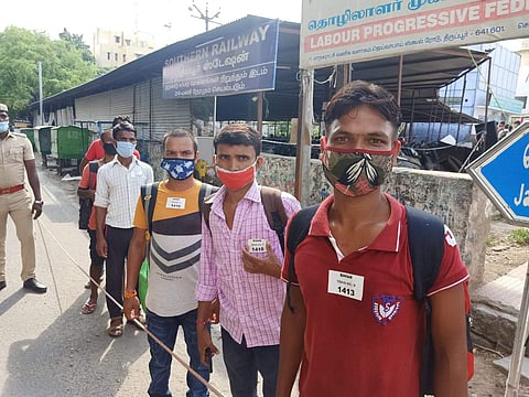திருப்பூரில் இருந்து பிகார், அசாம், உ.பி.,க்கு சிறப்பு ரயில்கள் இயக்கம்: 4,800 தொழிலாளர்கள் அனுப்பிவைப்பு