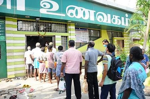 சென்னையில் அம்மா உணவகத்தில் பணிபுரிந்த பெண்ணுக்கு கரோனா