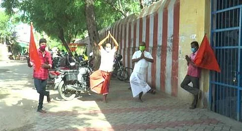 சாத்தூர்: இந்து முன்னணியினர் ஆர்ப்பாட்டம்