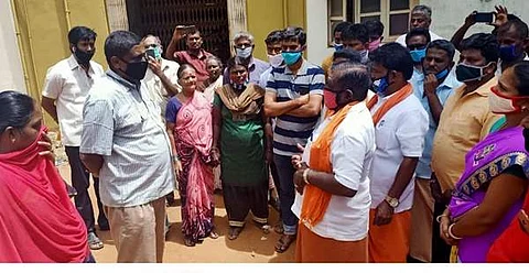 திருச்சியில் ஏலச்சீட்டு மோசடி: பணத்தைப் பெற்றுத்தரக் கோரி பாதிக்கப்பட்டோர் கோரிக்கை