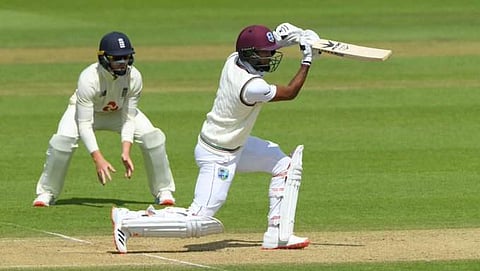 முதல் டெஸ்ட்: 3-ம் நாள் உணவு இடைவேளையின்போது மே.இ. தீவுகள் 159/3