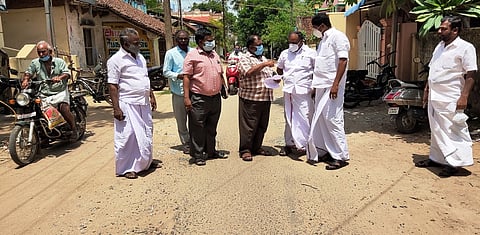 சாலை புதுப்பிக்கும் பணி: எம்எல்ஏ ஆய்வு