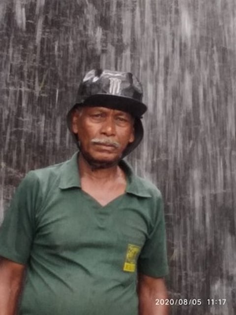 யானை தாக்கியதில் உயிரிழந்த முத்துராஜ்.