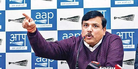 ஆம் ஆத்மி கட்சியின் மூத்த தலைவரும், எம்.பி.யுமான சஞ்சய் சிங்