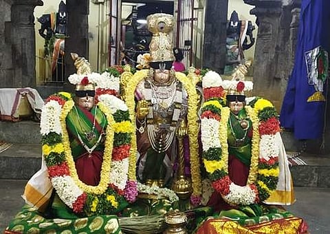 ஸ்ரீபெரிய பெருமாள் ஸ்ரீதேவி பூமிதேவி சுவாமிகள்.