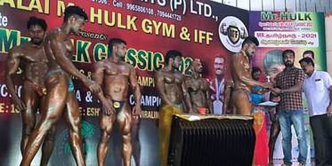 மாநில ஆணழகன் போட்டியில் மதுரை வீரா் சிறப்பிடம்