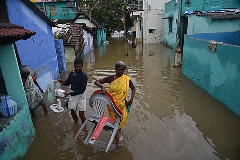 நெல்லையில் 150 வீடுகளைச் சூழ்ந்த தாமிரவருணி வெள்ளம்