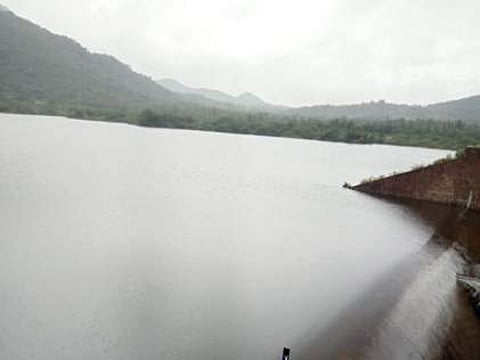 சண்முகாநதி நீா்த் தேக்கம் 2 ஆவது முறை நிரம்பியது