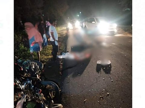 ஊத்தங்கரை அருகே இருசக்கர வாகனம் நேருக்கு நேர் மோதல்