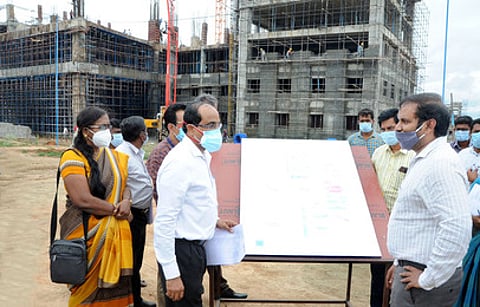 கிருஷ்ணகிரி அரசு மருத்துவக் கல்லூரியின் கட்டுமானப் பணிகள் 45 சதவீதம் நிறைவு