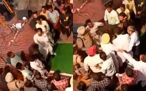 'தொகுதிக்கு என்ன செய்தாய்?': கேள்வி கேட்டவரை அறைந்த எம்.எல்.ஏ.