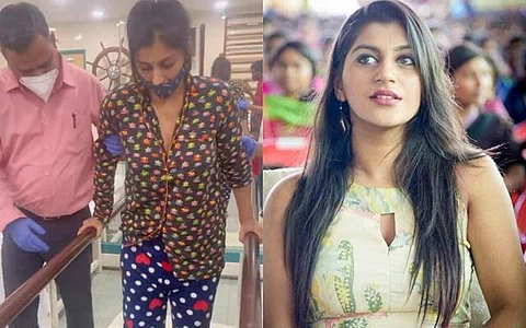 95 நாட்களுக்கு பிறகு நடக்க முயற்சிக்கும் யாஷிகா: விடியோ பகிர்ந்து நெகிழ்ச்சி