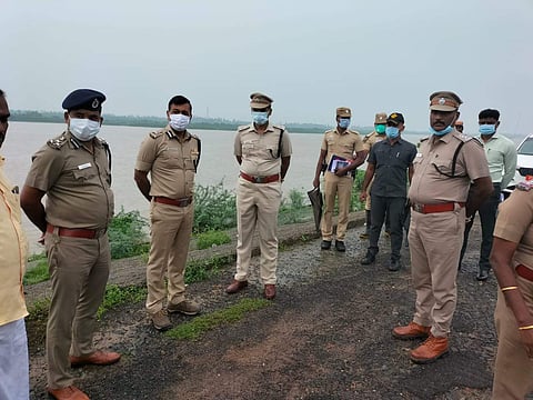 கொள்ளிடம் ஆற்றங்கரைகளில் ஏடிஜிபி நேரில் ஆய்வு