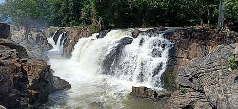 ஒகேனக்கல்லுக்கு நீா்வரத்து நொடிக்கு 20,000 கனஅடியாகக் குறைந்தது