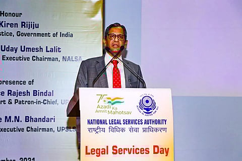 சட்டப் பணி லாபத்தை அதிகரிப்பதற்கானதல்ல: உச்சநீதிமன்ற தலைமை நீதிபதி