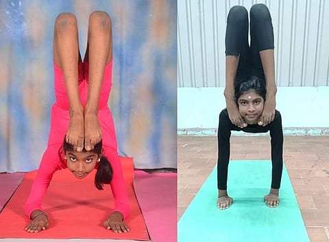 யோகக் கலையில் அசத்தும் சிறுமி சஹானா