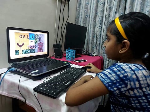 சிறுமி இந்திரா அர்ஜுன்.