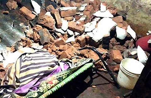 ஓசூர் அருகே வீட்டுச் சுவர் இடிந்து விழுந்து முதியவர் பலி
