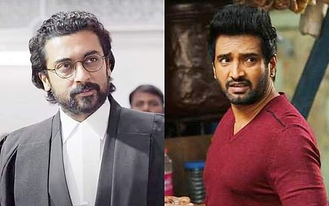 'ஜெய் பீம்' படத்துக்கு எதிராக பேசினாரா சந்தானம்?: ட்விட்டரில் ஆதரவாகவும், எதிராகவும் டிரெண்டாகும் ஹேஷ்டேக்