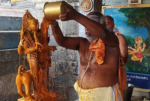 அவிநாசிலிங்கேஸ்வரர் கோயிலில் மகா ஜென்மாஷ்டமி சிறப்பு அபிஷேகம்.