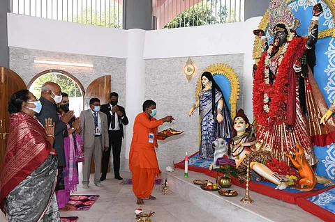 டாக்காவில் காளி கோயிலை திறந்து வைத்தார் ராம்நாத் கோவிந்த்