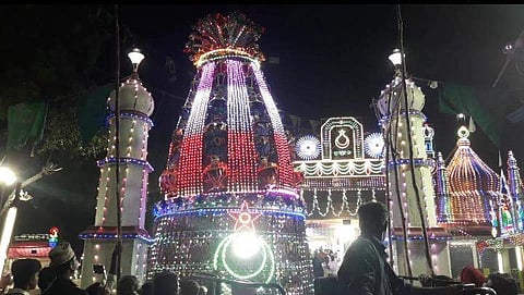 கூத்தாநல்லூர் : பொதக்குடியில் சந்தனக்கூடு ஊர்வலம்