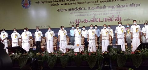 திருச்சியில் ரூ.1,084.80 கோடியில் திட்டப்பணிகள்: முதல்வர் மு.க.ஸ்டாலின் தொடங்கினார்